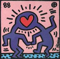 Keith Haring UNTITLED Screenprint - Sold for $10,240 on 05-16-2026 (Lot 133).jpg